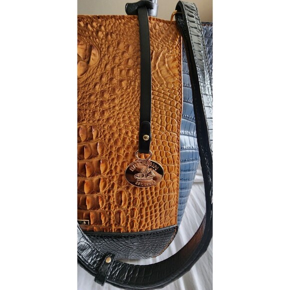 Brahmin Women's Large Leather Tote - Tri-color Boho - Picture 6 of 12